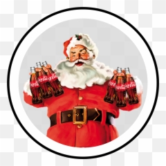 Santa Coca Cola Myreality Design - Claus Transparent png