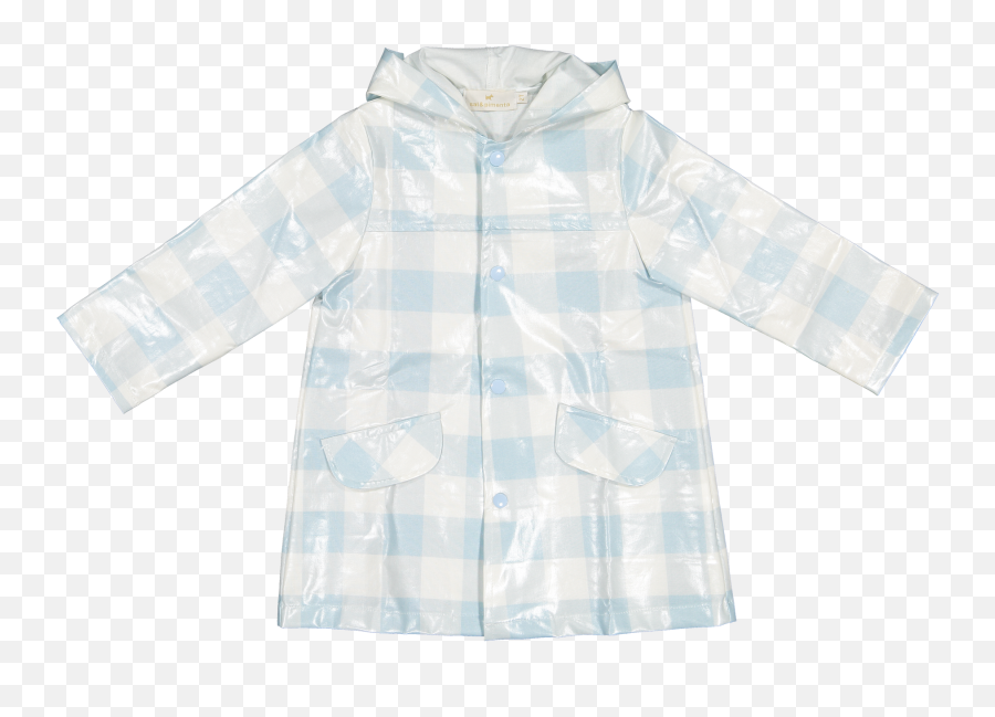 Girlu0027s Blue Buffalo Check Raincoat Posh Tots Childrenu0027s Png Icon