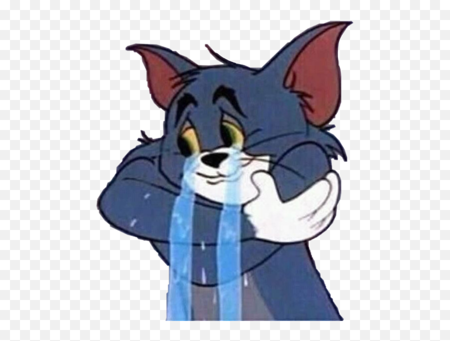 Sad Cat Alone Cry Blue Tumblr Boy Freetoedit - Tom And Jerry Duckling Png,Sad Cat Png