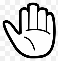 Filelefthandsvg - Wikimedia Commons 4 Fingers Svg png