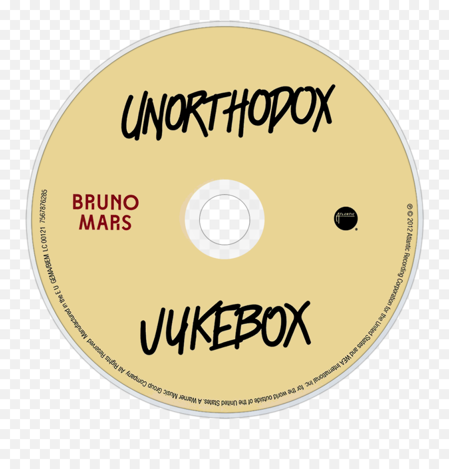 Bruno Mars - Bruno Mars Unorthodox Jukebox Cd Png,Bruno Mars Png