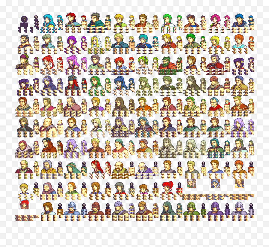 Download Faces - Fire Emblem Portraits Gba Png Image With No Irish Museum Of Modern Art,Gba Png