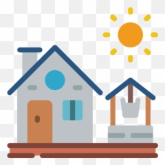 Farm House - Free buildings icons Vertical png