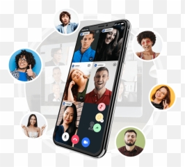 Houseparty Clone App Social Video Chat - Smartphone png
