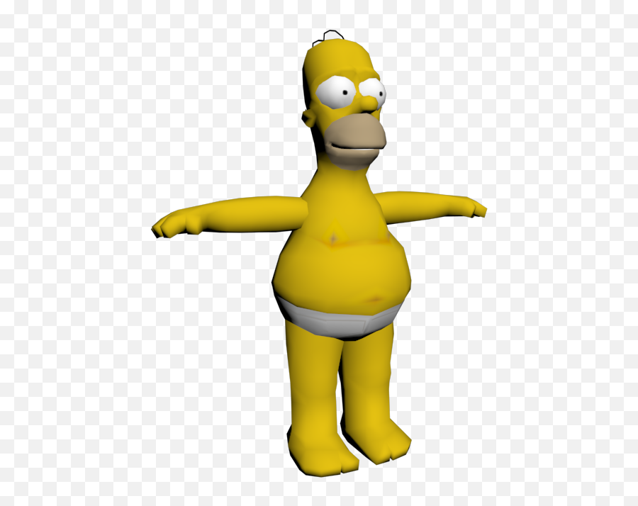 Pc Computer - The Simpsons Hit U0026 Run Homer Underwear Png,Homer Simpson Icon