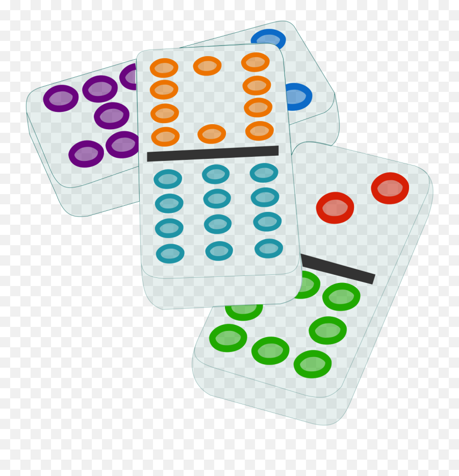 A Single Domino Is Rectangular Tile Divided Into Clipart - Clip Art Png,Dominoes Png