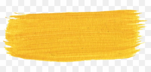 Download Paint Brush Stroke Png - Yellow