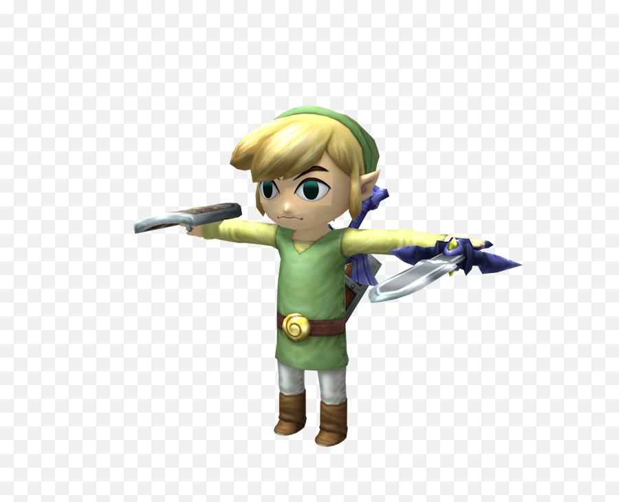 Link Brawl Png - Zelda Link T Pose,T Pose Png