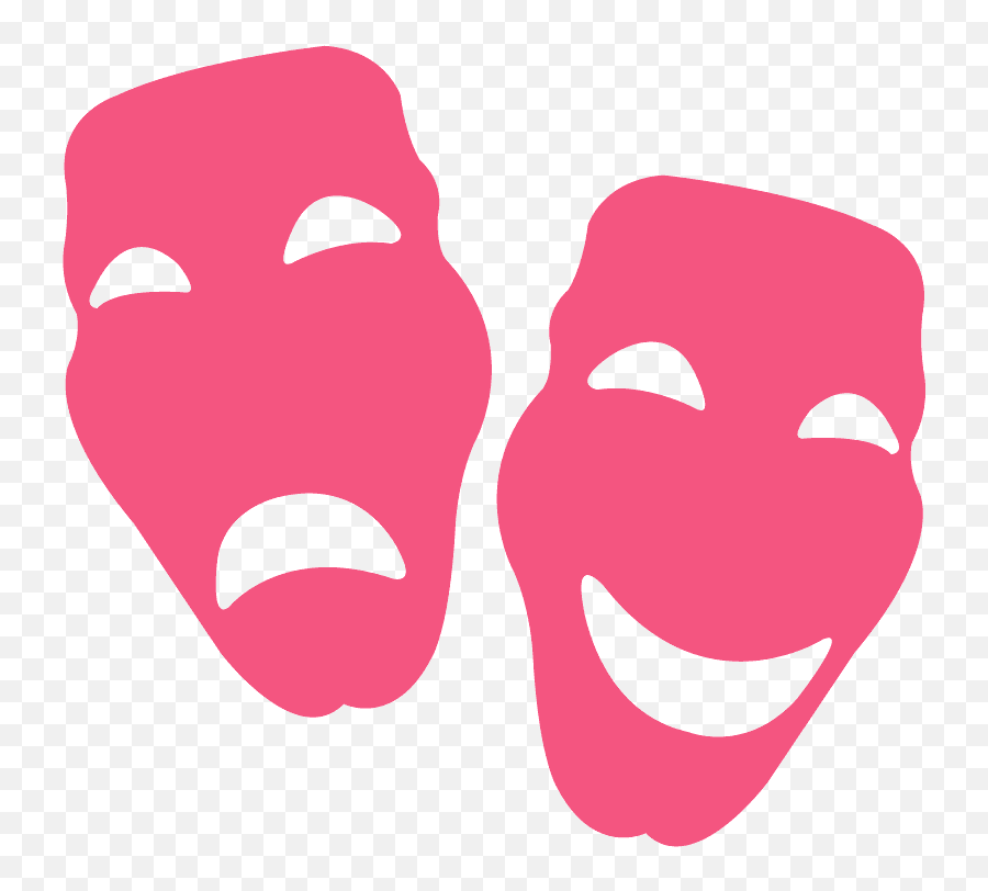 Theater Masks Silhouette - Free Vector Silhouettes Creazilla Clip Art Png,Theater Masks Png