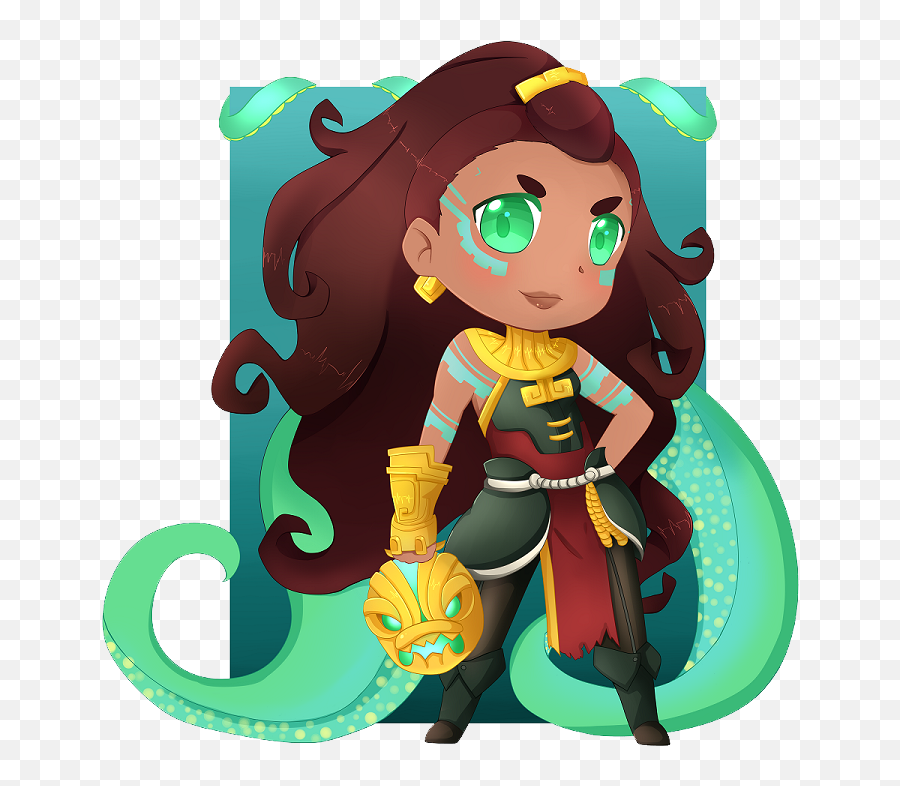 Chibi Illaoi Wallpapers U0026 Fan Arts League Of Legends - League Of Legends Illaoi Chibi Png,Chibi Png