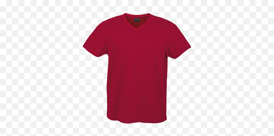 Mens Slub V Neck T - Shirt Red Size 3xl Png,Red T Shirt Png