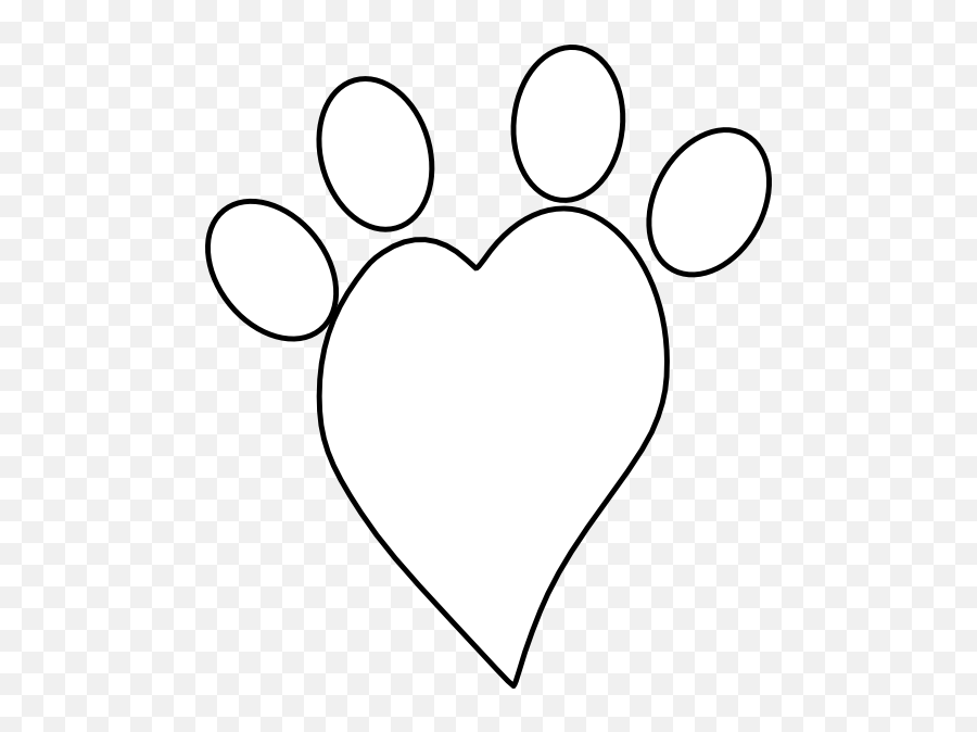 Heart Paw Print Png Clip Arts For Web - Clip Arts Free Png Dog Paw Heart Transparent Background Png,Paw Print Png