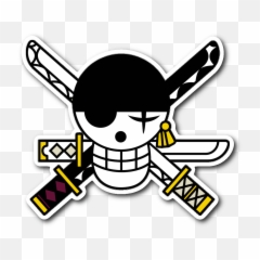 Roronoa Zoro Logo Png Clipart - One Piece Zoro Logo,Jolly Roger Png