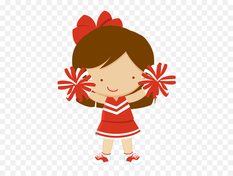 Cheerleader Party Png Cubbies Face Paintings Clip - Cute Cheerleader Cartoon,Cheerleader Png