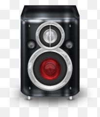Graphite Red Speaker Icon - Icon Speaker Png Color,Speakers Png