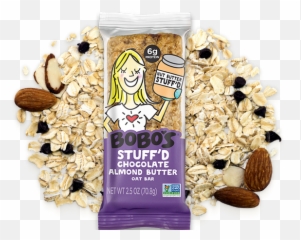 Chocolate Almond Butter Stuffu0027d Oat Bar - Muesli Png,Butter Transparent