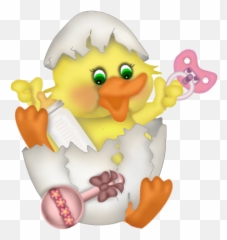 Easter Chicken And Egg Clipart - png