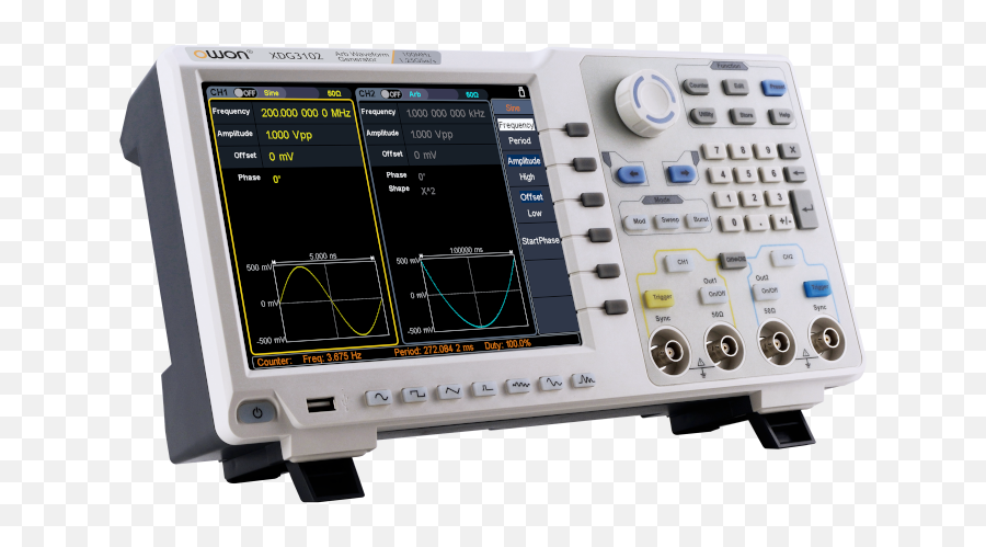 Owon Xdg3102 2 - Ch Arbitrary Waveform Generator 100 Mhz Circle Png,Waveform Png