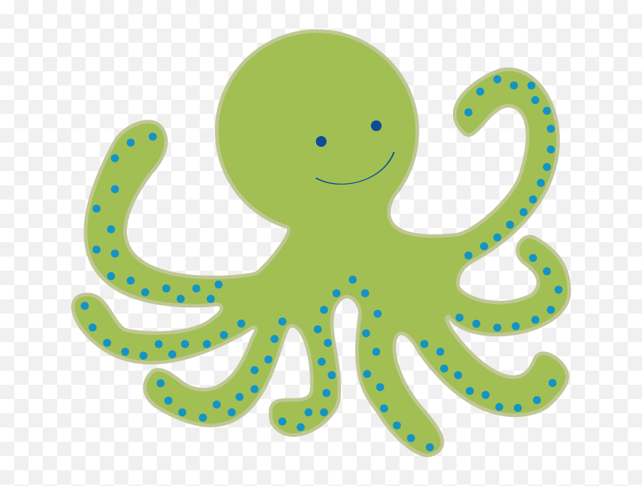 Octopus Clipart Png 2 Image - Green Octopus Clipart,Octopus Png