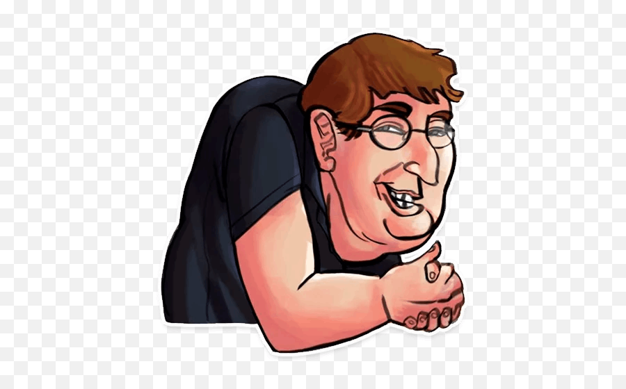 Gabe Stickers Set For Telegram - Gabe Jewell Png,Gaben Png