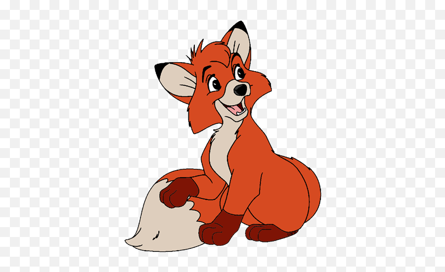 Cartoon Fox Transparent Png Clipart - Fox And The Hound Fox,Fox Clipart Png