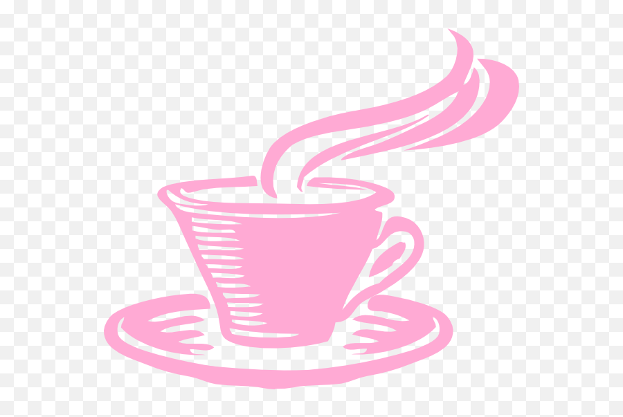 Coffee Clipart Mug - Coffee Cup Clip Art Pink Pink Coffee Cup Clipart Png,Coffee Cup Clipart Png