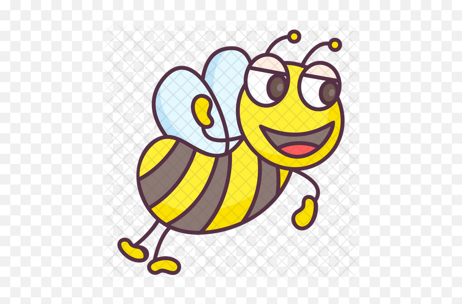 Laughing Bee Icon - Clip Art Png,Bee Png