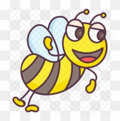 Laughing Bee Icon - Clip Art Png,Bee Png