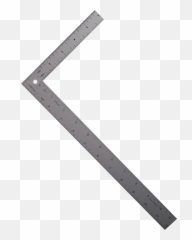 6 X 12 Designeru0027s Small L - Square Ruler Tool png
