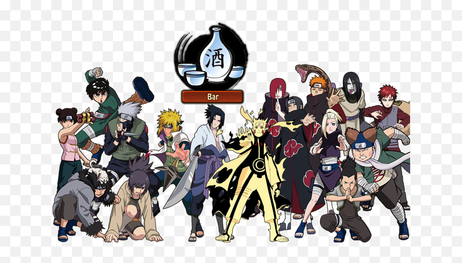Background U2013 Anime Ninja - Naruto All Characters Png,Ninja Transparent Background