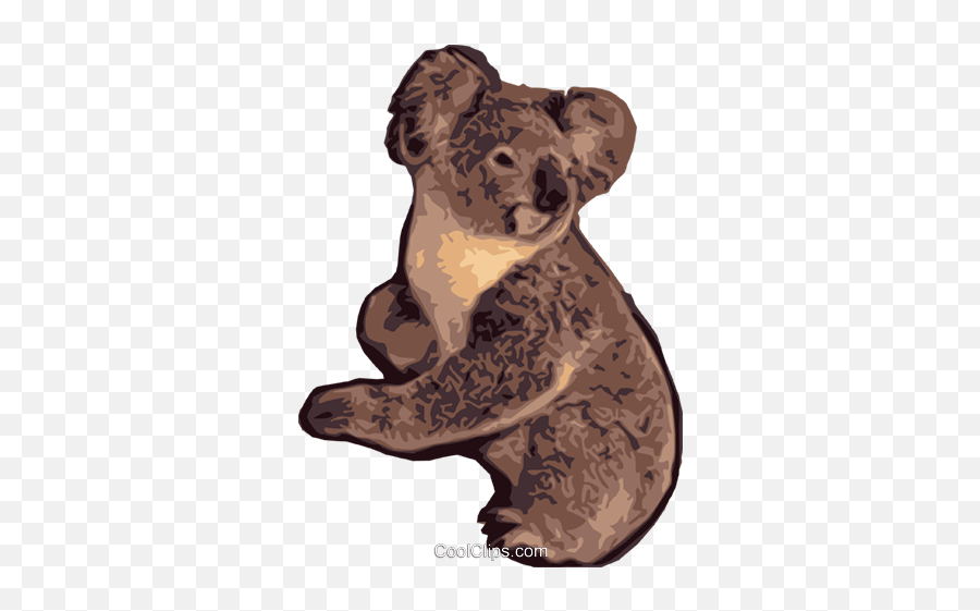Koala Bear Royalty Free Vector Clip Art Illustration - Illustration Png,Koala Bear Png