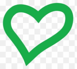 Green Heart Png Transparent - Logo