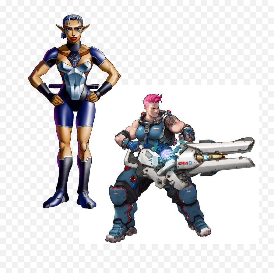 Download Overwatch Zarya Png Transparent - Uokplrs Hyrule Warriors Impa Costumes,Ana Overwatch Png