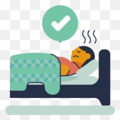 Bed Rest Sleep Sick Patient Free Icon Of - Rest png