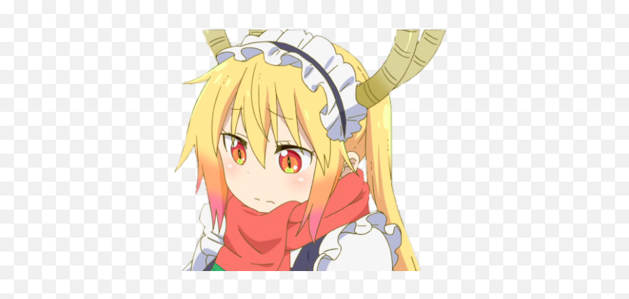 Maiddragon Tohru Sticker By Bugadi - Miss Dragon Maid Tohru Red Scarf Png,Tohru Png