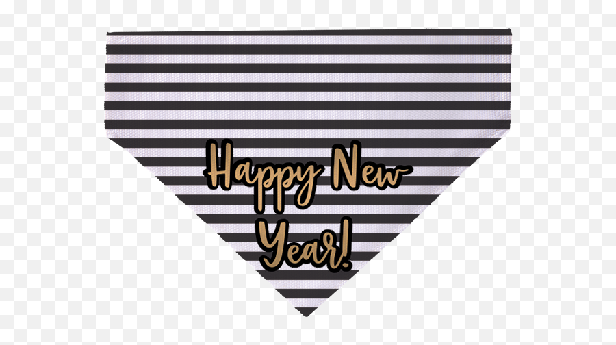 Happy New Year Pet Scarf - Horizontal Png,Happy New Year Logo