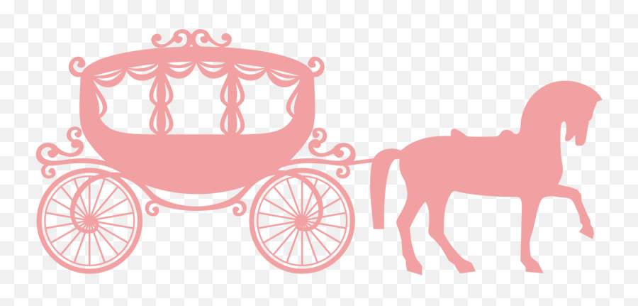 Cinderella Carriage Silhouette Png - Transparent Princess Carriage Png,Cinderella Carriage Png