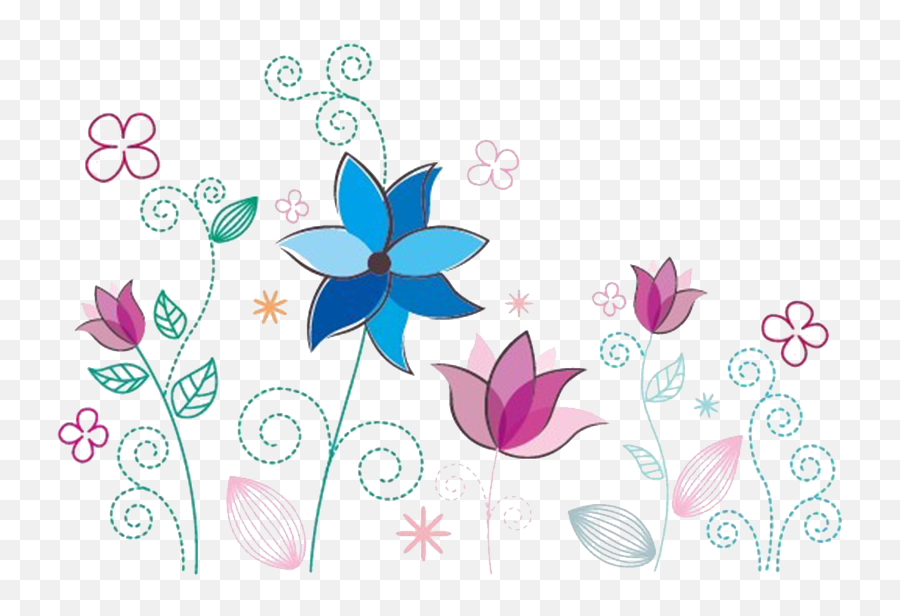 Free Flower Clipart Background - Clip Art Png,Flowers Clipart Png