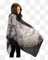 Hedwig Wingspan Lightweight Scarf - Harry Potter Hedwig Scarf Png,Hedwig Png
