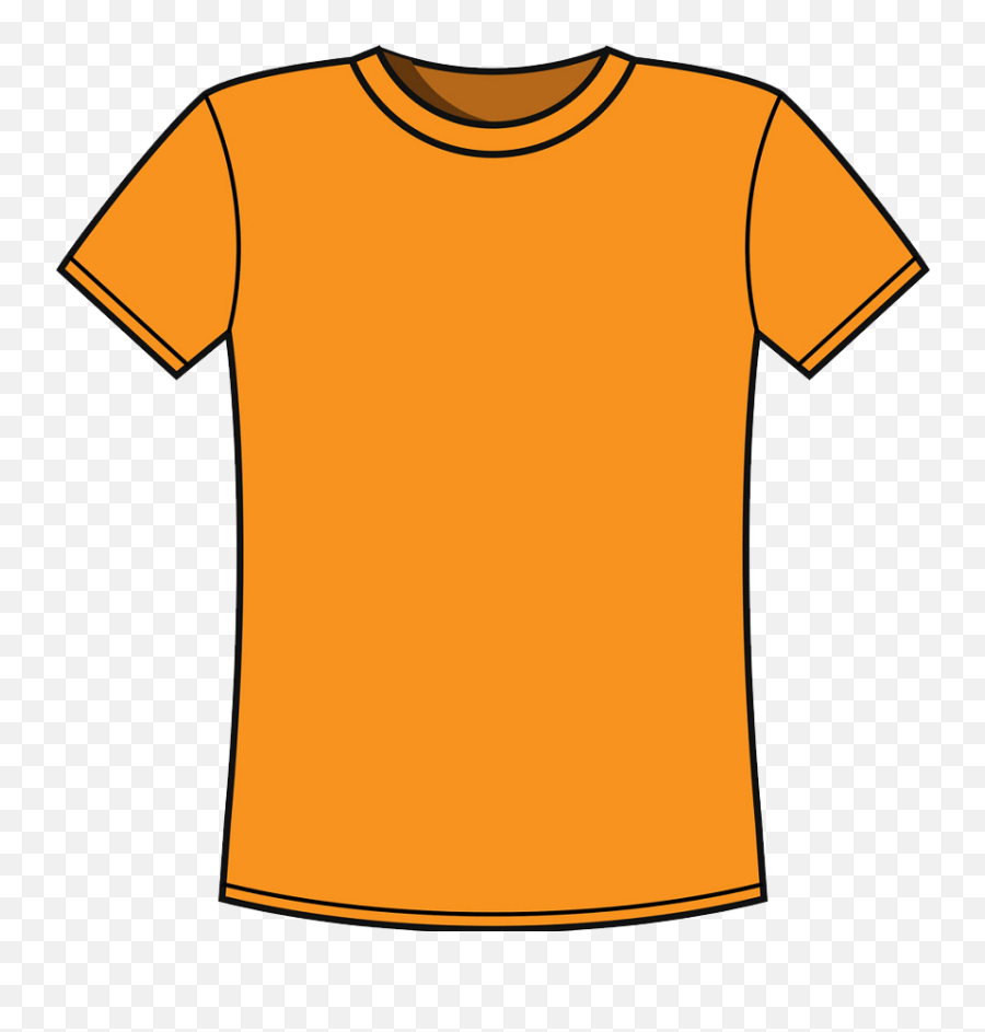 Shirt Clipart - Clipartworld Orange Shirt Clip Art Png,T Shirt Clipart Png