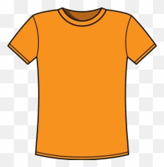 Shirt Clipart - ClipartWorld Orange Art png