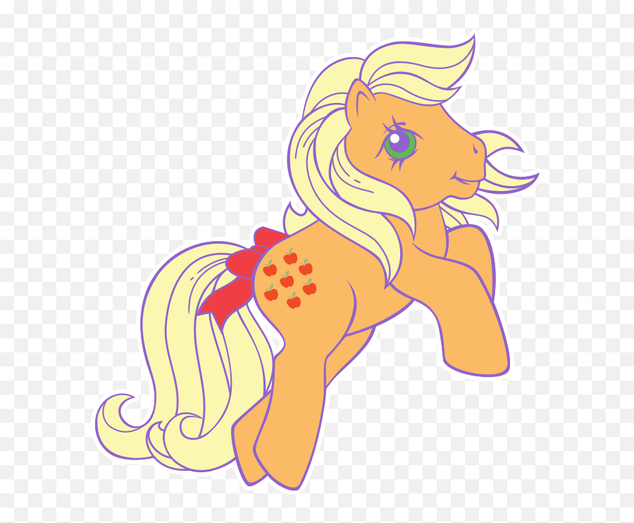 Retro Ponies - Applejack Retro Png,Applejack Png