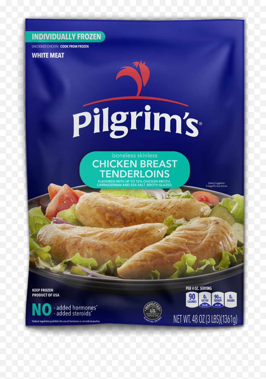 Boneless Skinless Breast Tenderloins - Pilgrimu0027s Pilgrims Chicken Png,Chicken Tenders Png