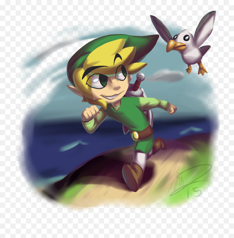 Toon Link By Topspinthefuzzy - Fictional Character Png,Toon Link Png