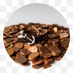 Is A Penny Saved Really Earned In Over Your Heads - Penny Saved Is A Penny Earned Png,Pennies Png