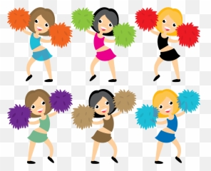 Cheerleading Cheerleader Pom - pom Euclidean vector Niños Con Pompones Dibujo png