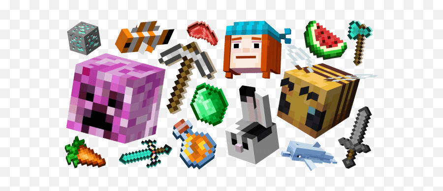 Minecraft - Custom Cursor Browser Extension Building Sets Png,Minecraft Heart Transparent