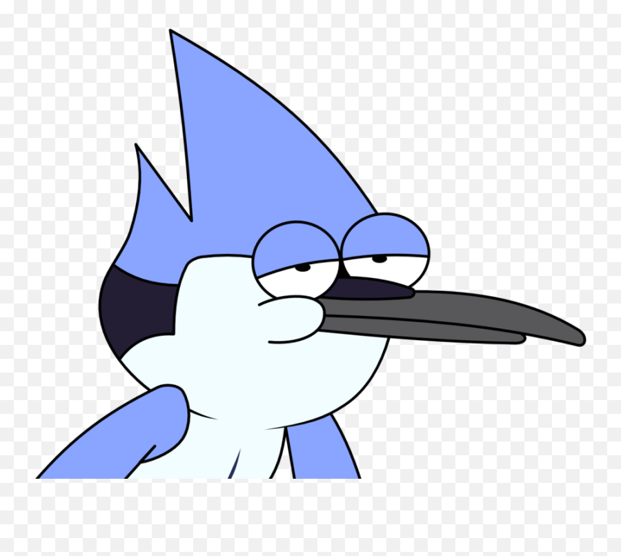 Regular Show Mordecai Face - Regular Show Mordecai Png,Mordecai Png