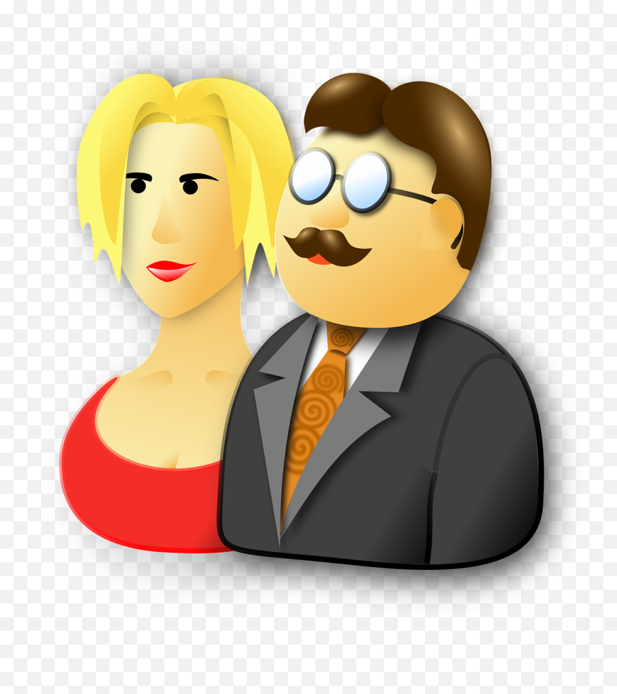 Husband Wife Pair - Nice Wife And Husband Cartoon Png,Wife Png
