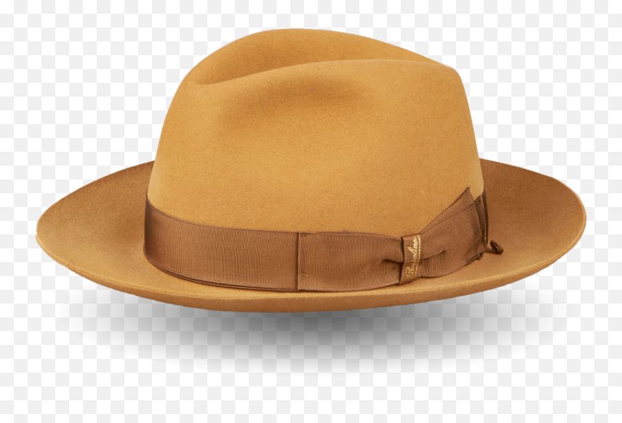 Camel Alessandria Fedora Medium Brim Hat Png Transparent